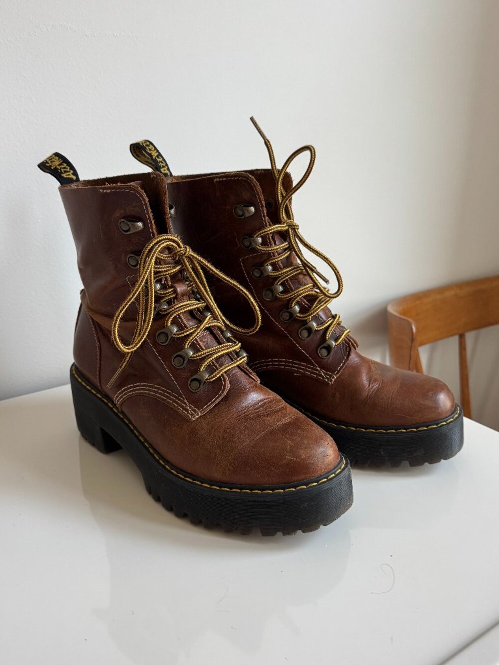 Dr. Martens Women's Leona Platform Boot